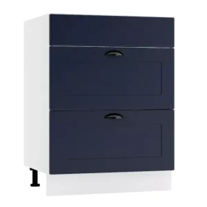 Szafka kuchenna stojąca 60 ADELE D60PC S/2 granatowa mat 412612