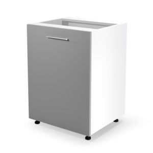 Szafka kuchenna stojąca 60 VENTO D-60/82 jasnoszary połysk 1000797