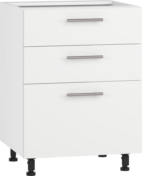Szafka kuchenna stojąca 60 VENTO D3S-60/82 biały mat 1000816