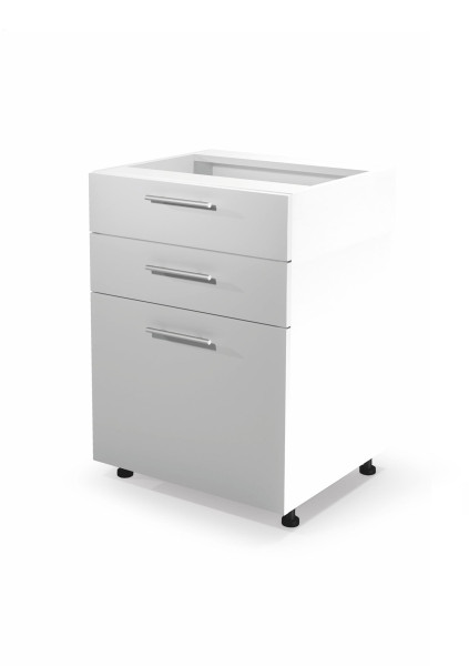 Szafka kuchenna stojąca 60 VENTO D3S-60/82 biały połysk 1000787
