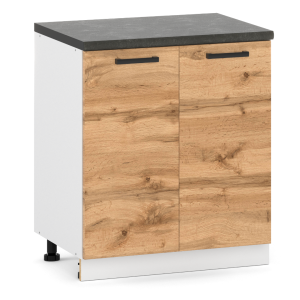 Szafka Kuchenna Stojąca Dolna 80cm 2-Drzwiowa 2D Dąb Wotan 432557 Szafka Kuchenna Stojąca Dolna 80cm 2-Drzwiowa 2D Dąb Wotan 432557