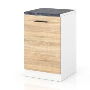Szafka kuchenna stojąca drewniana 50cm spremium dąb sonoma 377751