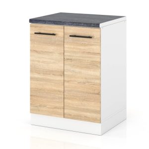 Szafka kuchenna stojąca drewniana 60cm spremium dąb sonoma 377771