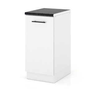 Szafka kuchenna stojąca na nózkach 40cm spremium biały mat 377773