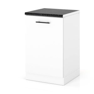 Szafka kuchenna stojąca na nóżkach 50cm spremium biały mat 377737