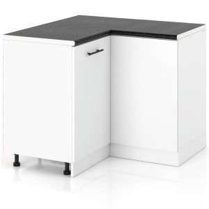 Szafka kuchenna stojąca narożna 90cm spremium biały mat 373846 Szafka kuchenna stojąca narożna 90cm spremium biały mat 373846