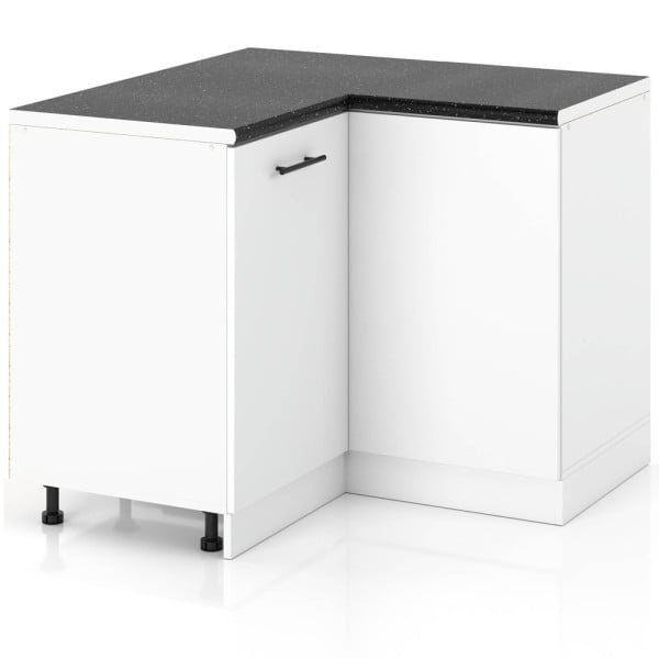 Szafka kuchenna stojąca narożna 90cm spremium biały mat 373846