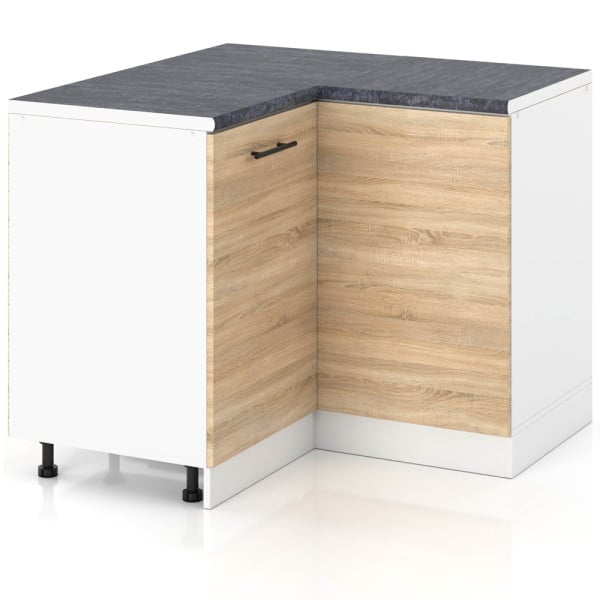 Szafka kuchenna stojąca narożna 90cm spremium dąb sonoma 373881