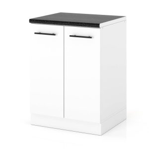Szafka kuchenna stojąca nowoczesna 60cm spremium biały mat 377756 Szafka kuchenna stojąca nowoczesna 60cm spremium biały mat 377756