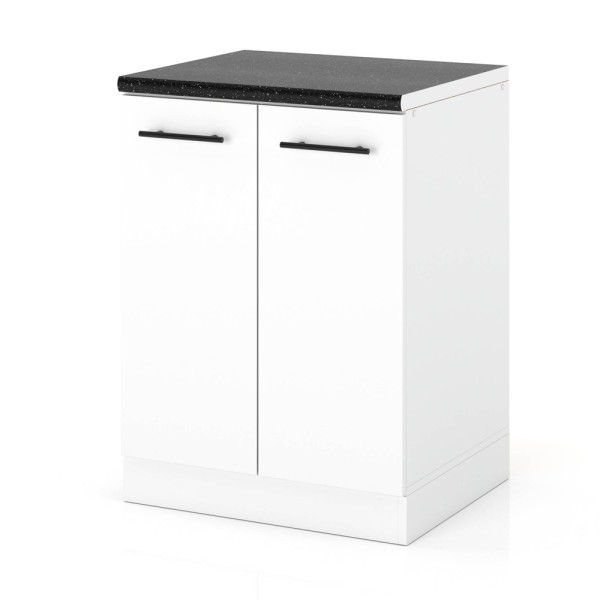 Szafka kuchenna stojąca nowoczesna 60cm spremium biały mat 377756