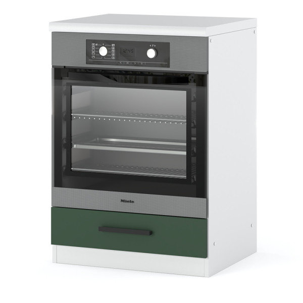 Szafka kuchenna stojąca piekarnik 60cm blande biała zieleń 374106