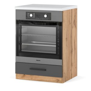 Szafka kuchenna stojąca piekarnik 60cm blande wotan szary 634064 Szafka kuchenna stojąca piekarnik 60cm blande wotan szary 634064