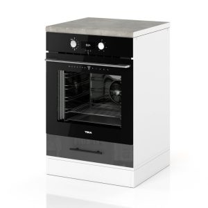 Szafka kuchenna stojąca piekarnik 60cm spremium szary połysk 374336 Szafka kuchenna stojąca piekarnik 60cm spremium szary połysk 374336