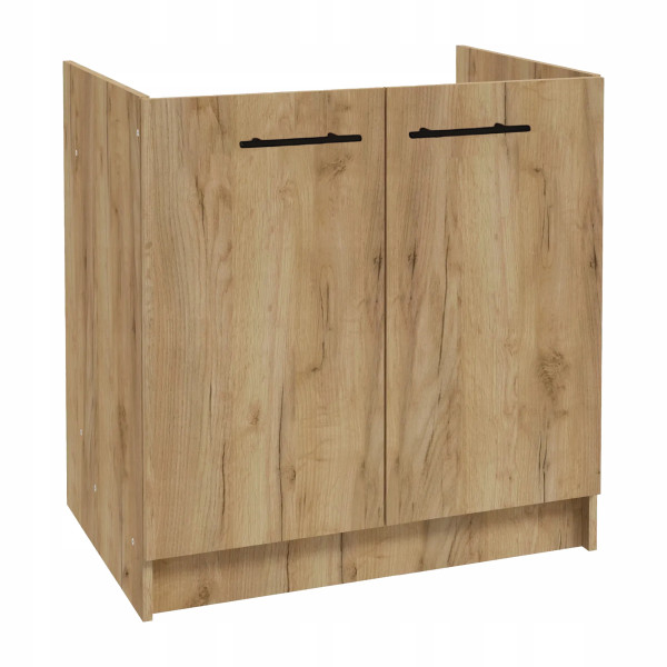 Szafka Kuchenna Stojąca pod Zlewozmywak 80 x 46 x 82 cm Modny Dąb Złoty 964159