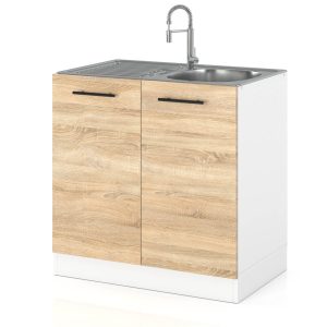 Szafka kuchenna stojąca pod zlewozmywak 80cm spremium sonoma 636962 Szafka kuchenna stojąca pod zlewozmywak 80cm spremium sonoma 636962