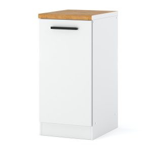 Szafka kuchenna stojąca z blatem blande 40cm biała mat 376690 Szafka kuchenna stojąca z blatem blande 40cm biała mat 376690