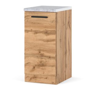 Szafka kuchenna stojąca z blatem blande 40cm dąb wotan 601980 Szafka kuchenna stojąca z blatem blande 40cm dąb wotan 601980