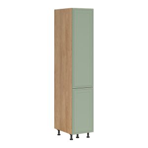 Szafka kuchenna Verdi 40 cm wysoka z koszem cargo dąb hikora/szałwia mat 926379