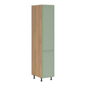Szafka kuchenna Verdi 40 cm wysoka z koszem cargo dąb hikora/szałwia mat 926378