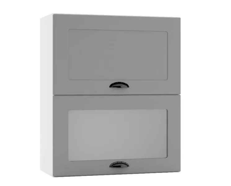 Szafka kuchenna wisząca 60 ADELE W60 GRF/2 SD szary mat 392530