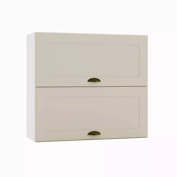 Szafka kuchenna wisząca 80 ADELE W80 GRF/2 beżowy mat 392481