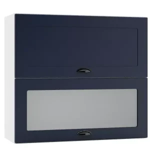 Szafka kuchenna wisząca 80 ADELE W80 GRF/2 SD granatowa mat 392345