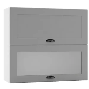 Szafka kuchenna wisząca 80 ADELE W80 GRF/2 SD szara mat 392382