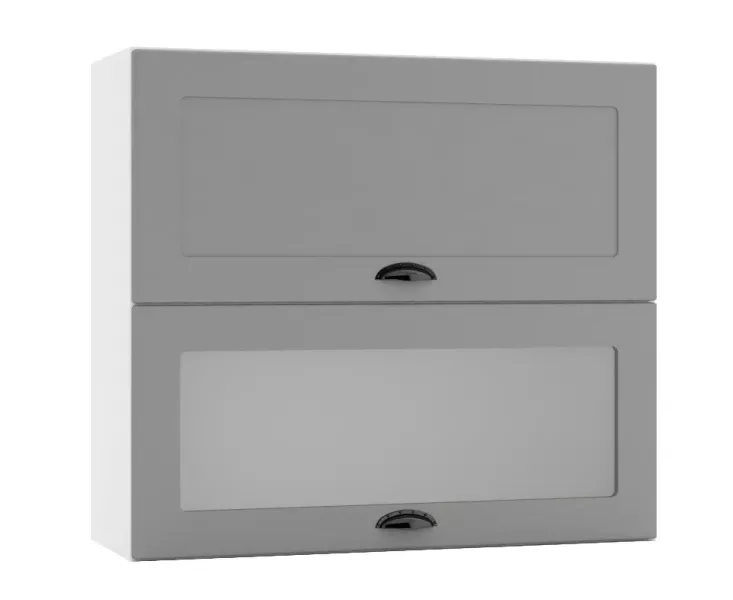 Szafka kuchenna wisząca 80 ADELE W80 GRF/2 SD szara mat 392382