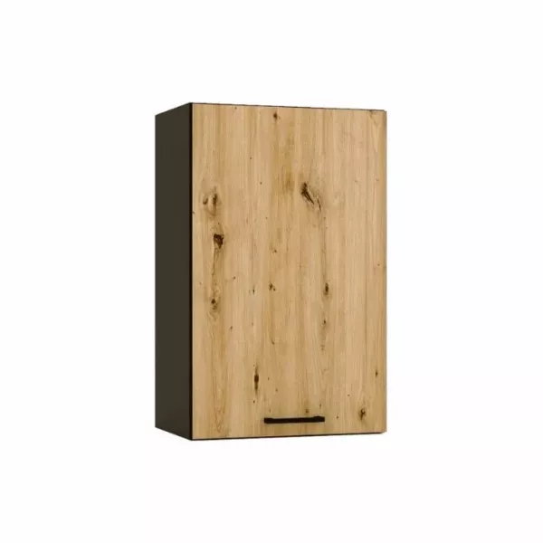 Szafka kuchenna wisząca ANIKA W45 P/L grafitowa/dąb artisan 392502