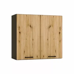 Szafka kuchenna wisząca ANIKA W80 grafitowa/dąb artisan 392425 Szafka kuchenna wisząca ANIKA W80 grafitowa/dąb artisan 392425