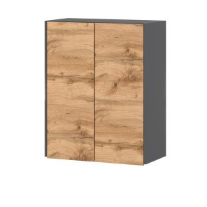 Szafka kuchenna wisząca bella modułowa 80cm szara dąb wotan 377116 Szafka kuchenna wisząca bella modułowa 80cm szara dąb wotan 377116