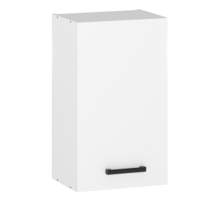 Szafka Kuchenna Wisząca Górna 30cm 1-Drzwiowa 1D Szyna Biały Mat 520548