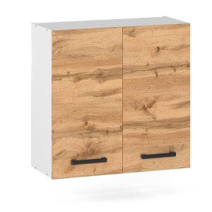 Szafka Kuchenna Wisząca Górna 60cm 2-Drzwiowa 2D Szyna Dąb Wotan 432565