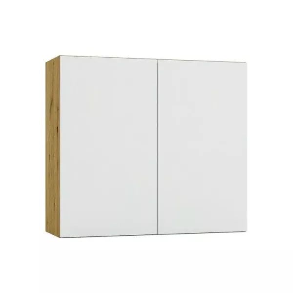 Szafka kuchenna wisząca ISABEL W80 szary mat/dąb artisan 392422