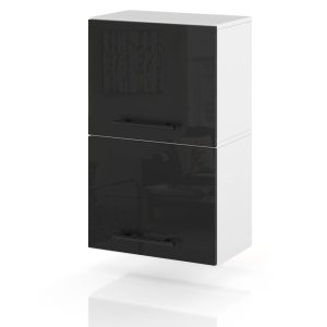 Szafka kuchenna wisząca klapowa 40cm spremium czarny połysk 373932 Szafka kuchenna wisząca klapowa 40cm spremium czarny połysk 373932