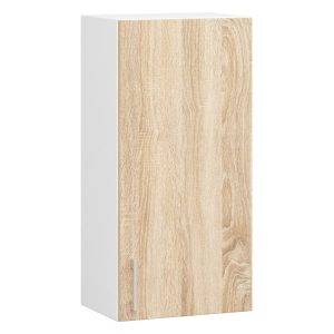 Szafka kuchenna wisząca LIMA Biała, Dąb Sonoma 40×30,5×72 cm 302802 Szafka kuchenna wisząca LIMA Biała, Dąb Sonoma 40×30,5×72 cm 302802
