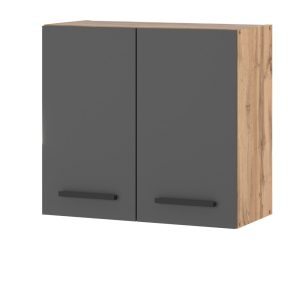 Szafka kuchenna wisząca modułowa 80cm blande wotan szary mat 576506 Szafka kuchenna wisząca modułowa 80cm blande wotan szary mat 576506