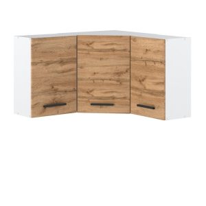Szafka kuchenna wisząca narożna 90cm blande biała wotan 376505 Szafka kuchenna wisząca narożna 90cm blande biała wotan 376505