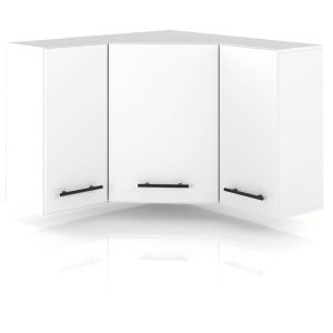 Szafka kuchenna wisząca narożna 90cm spremium biały mat 373989 Szafka kuchenna wisząca narożna 90cm spremium biały mat 373989