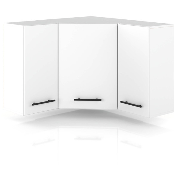 Szafka kuchenna wisząca narożna 90cm spremium biały mat 373989