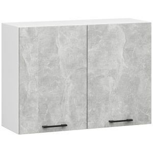 Szafka kuchenna wisząca OLIWIA Biała, Beton 80x30x58 cm 302888 Szafka kuchenna wisząca OLIWIA Biała, Beton 80x30x58 cm 302888