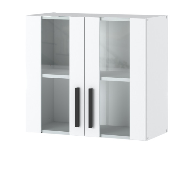 Szafka kuchenna wisząca witryna 80cm blande biała mat 376720