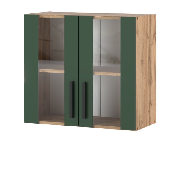 Szafka kuchenna wisząca witryna 80cm blande wotan zieleń 576501
