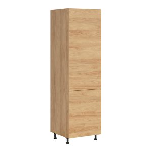 Szafka kuchenna wysoka Hamper 60 cm lewa z szufladami cichy domyk dąb hikora 398885