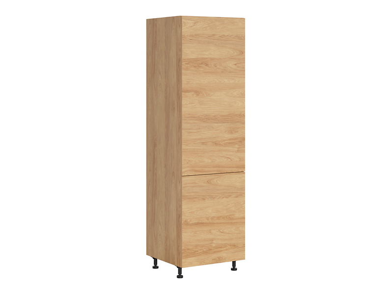 Szafka kuchenna wysoka Hamper 60 cm lewa z szufladami cichy domyk dąb hikora 398885