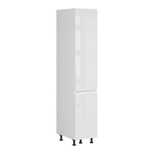 Szafka kuchenna wysoka Sole 40 cm z koszem cargo biały alpejski/biały połysk 806238 Szafka kuchenna wysoka Sole 40 cm z koszem cargo biały alpejski/biały połysk 806238