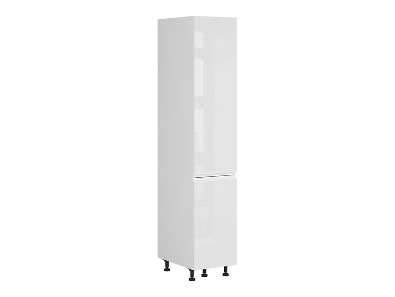 Szafka kuchenna wysoka Sole 40 cm z koszem cargo biały połysk 32853
