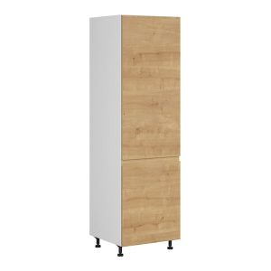 Szafka kuchenna wysoka Sole 60 cm prawa z szufladami dąb arlington 383142