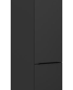 Szafka kuchenna wysoka Sole L6 40 cm z koszem cargo czarny mat 185509