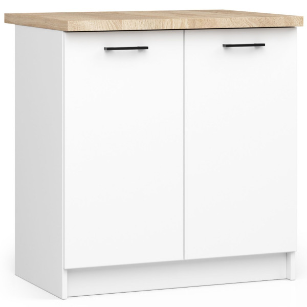 Szafka kuchenna z blatem OLIWIA Biała 80x46x85 cm 303020